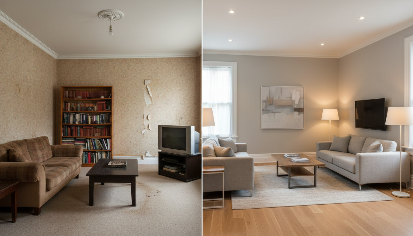 Interior House Painters near me help transform dull rooms with expert prep, perfect finishes, and colors that enhance comfort and value.