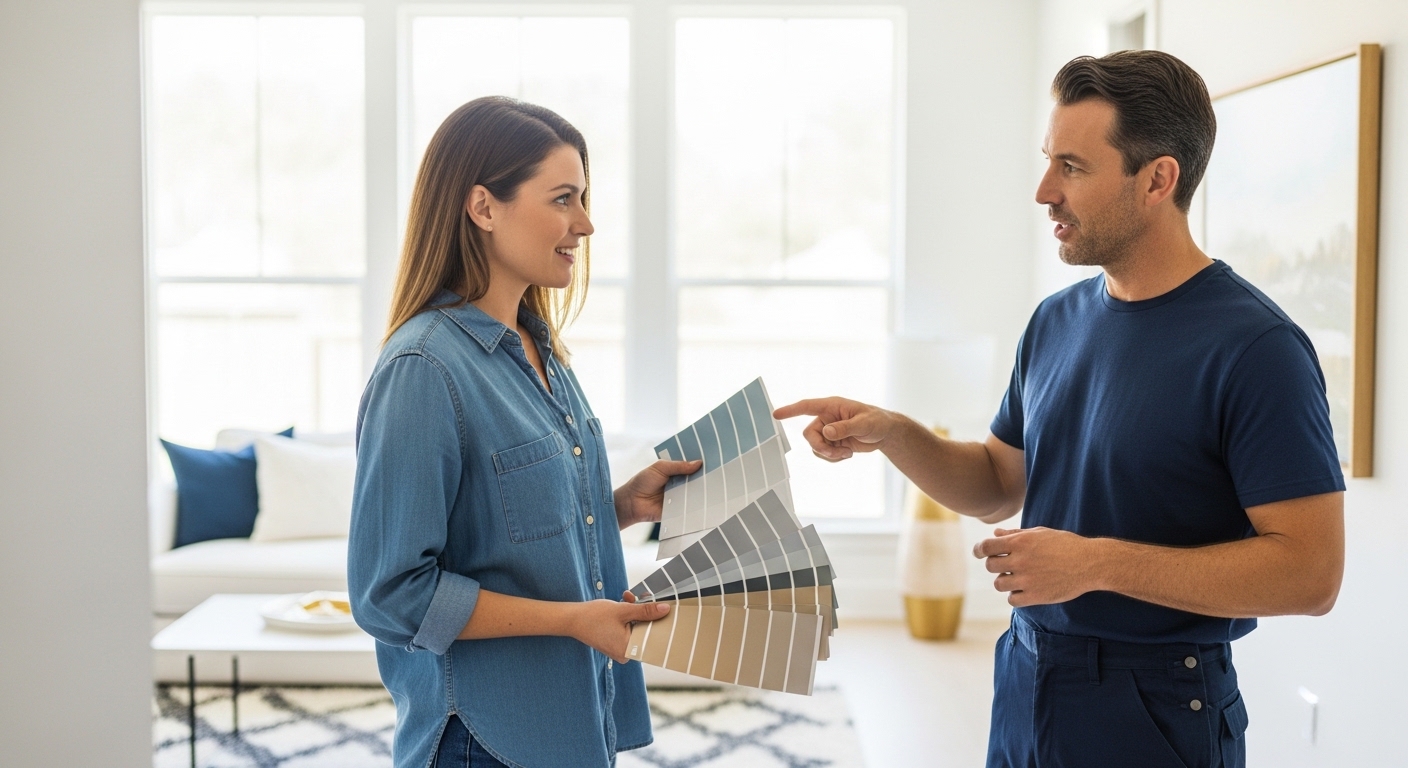 Interior House Painters near me help transform dull rooms with expert prep, perfect finishes, and colors that enhance comfort and value.