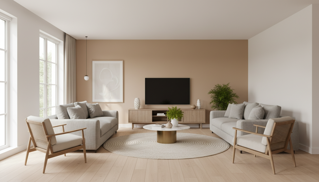 Modern interior paint color ideas can refresh San Pedro homes with warm tones, matte finishes, and stylish two-tone designs. Get Free Quote!