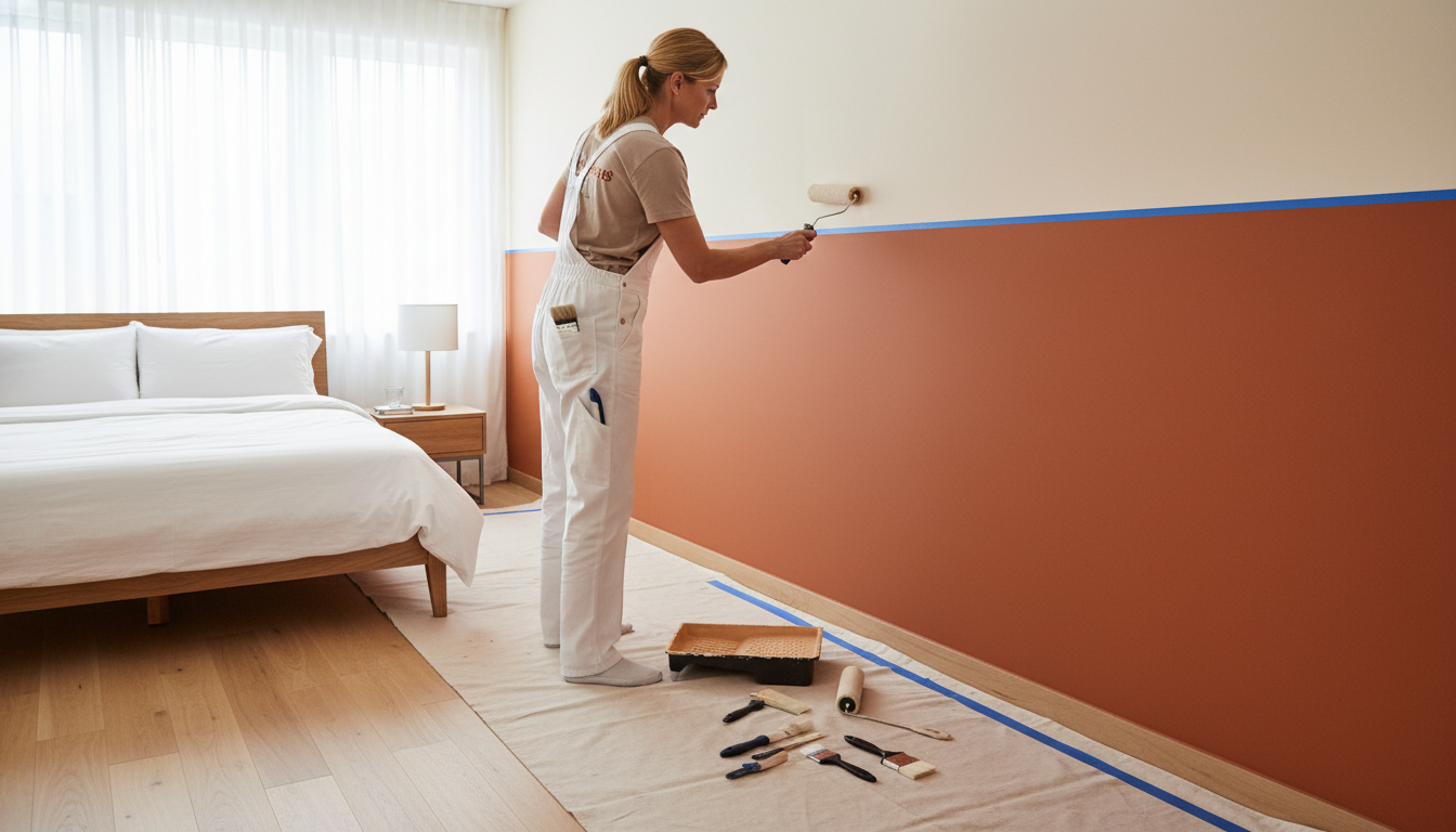 Modern interior paint color ideas can refresh San Pedro homes with warm tones, matte finishes, and stylish two-tone designs. Get Free Quote!