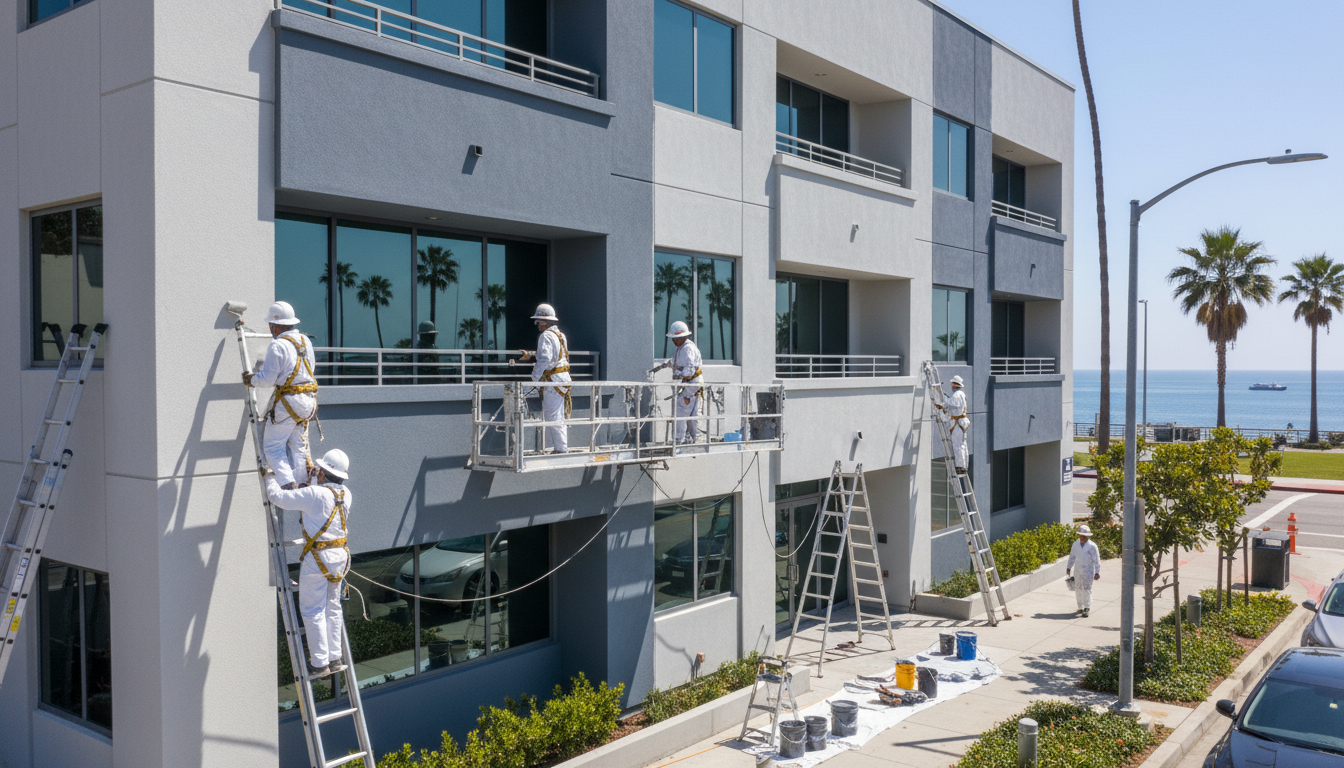 Hire Painting Contractors in Long Beach for offices, stores, and buildings that need lasting paint, expert prep, and smooth results.