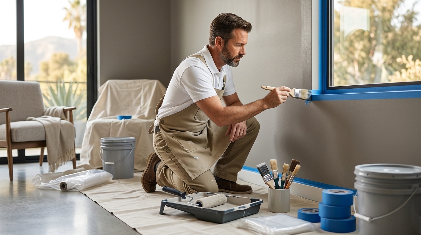 Hire a professional painter in Los Angeles for smooth finishes, safe work, quality materials, and lasting results for your home or business.