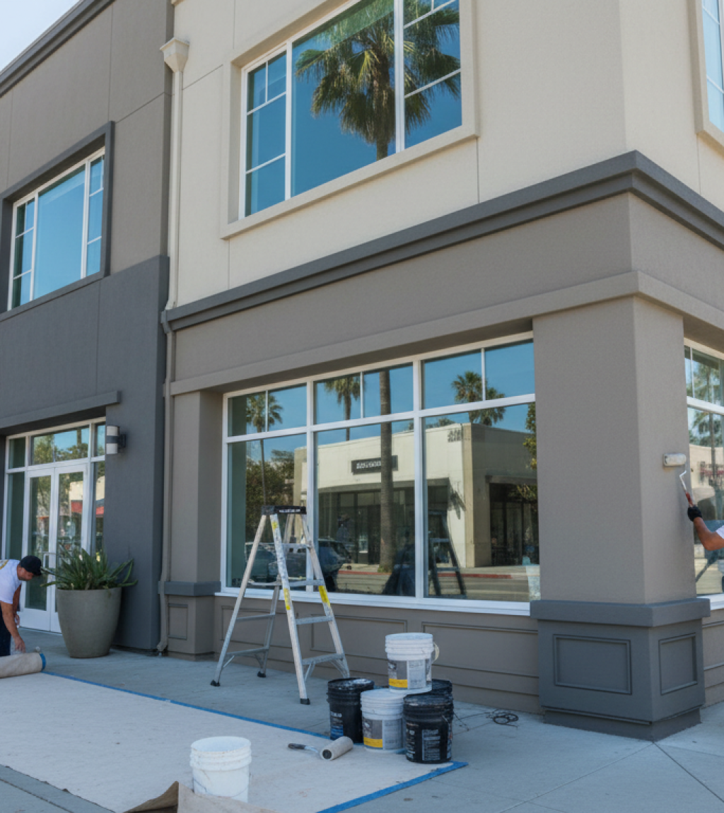 Commercial painting services in Manhattan Beach by Super Painting Co. Get clean, durable finishes for offices, stores, and business spaces.