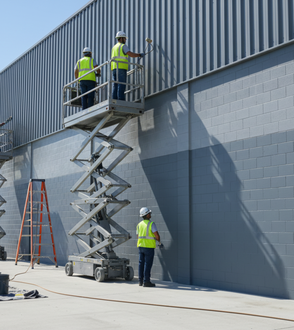 Super Painting Co offers industrial painting services in Manhattan Beach with compliance-focused work, durable finishes, and free estimates.